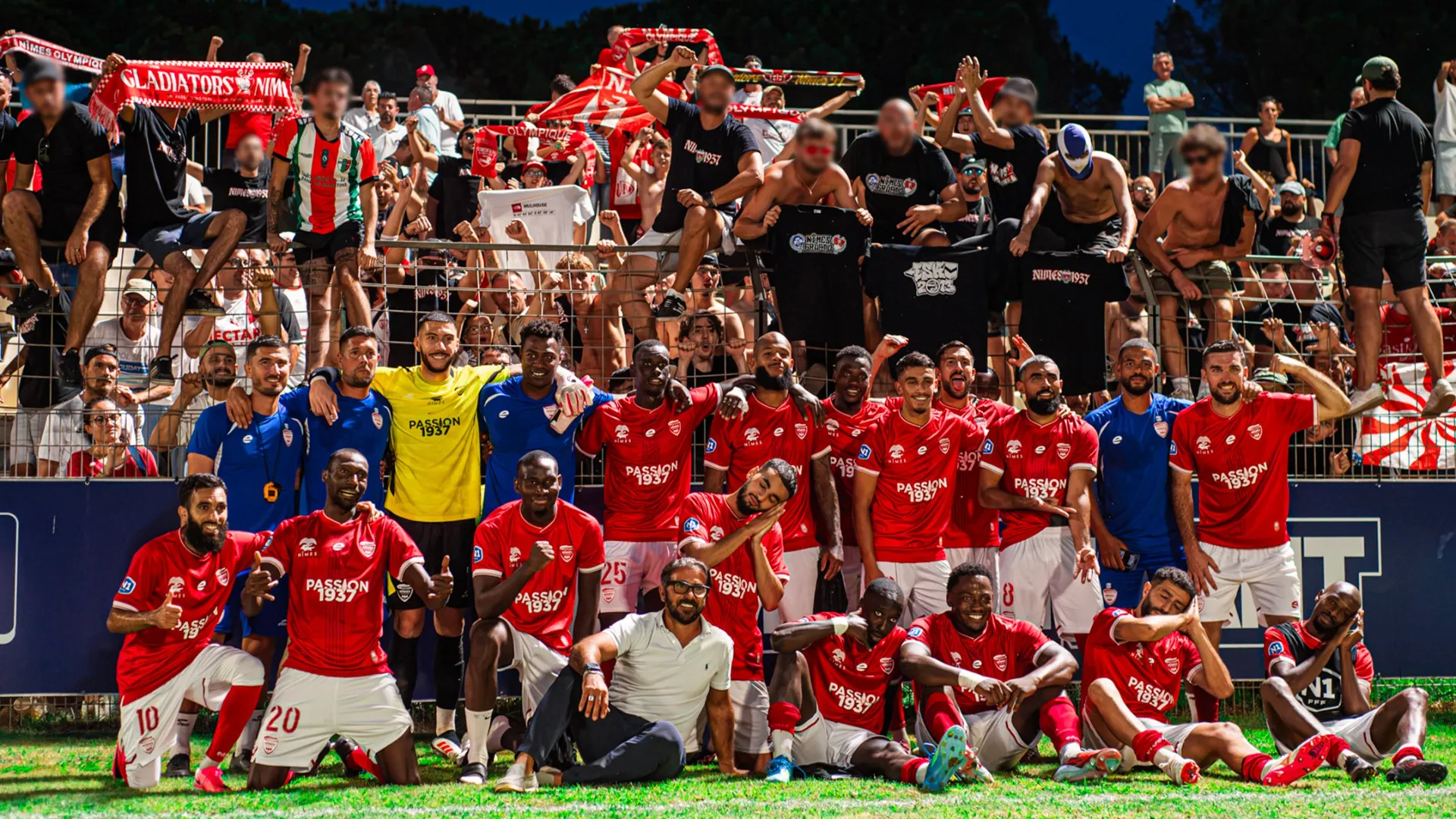Victoire du Nîmes Olympique 3-1 à Canet-en-Roussillon